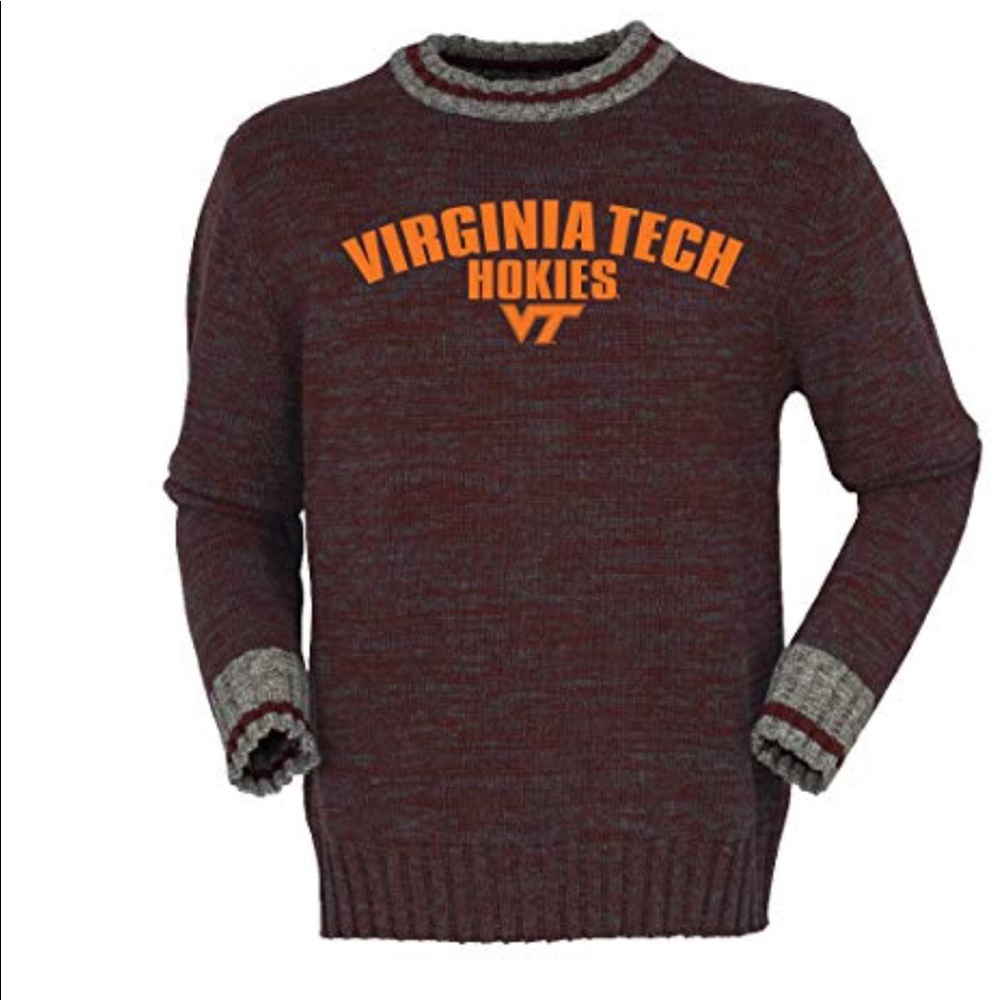 Virginia Tech Hokies Work Sock Crewneck NWT